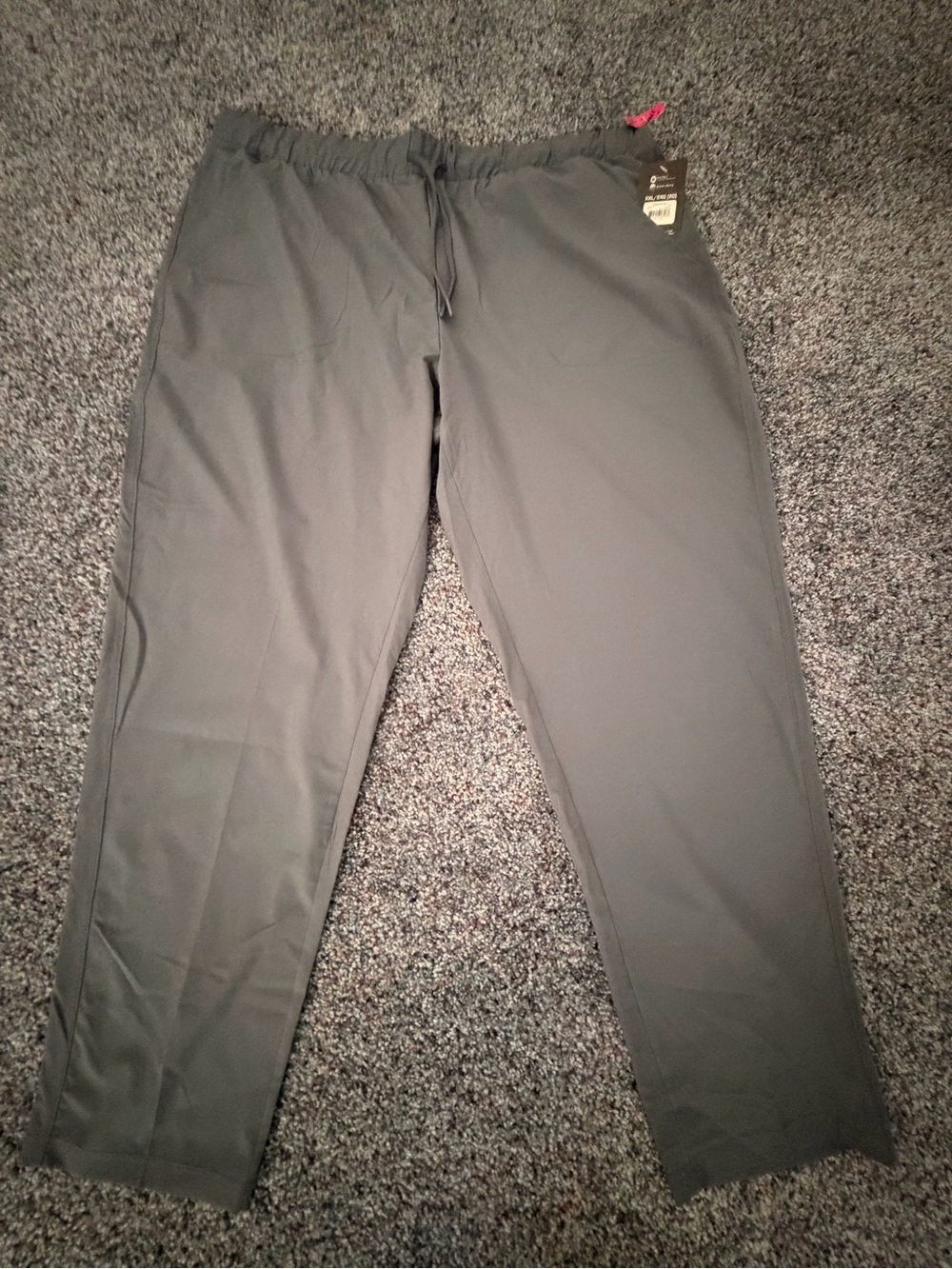Women Commuter Pants Athletic Works Moisture Wicking Flex Fabric Grey